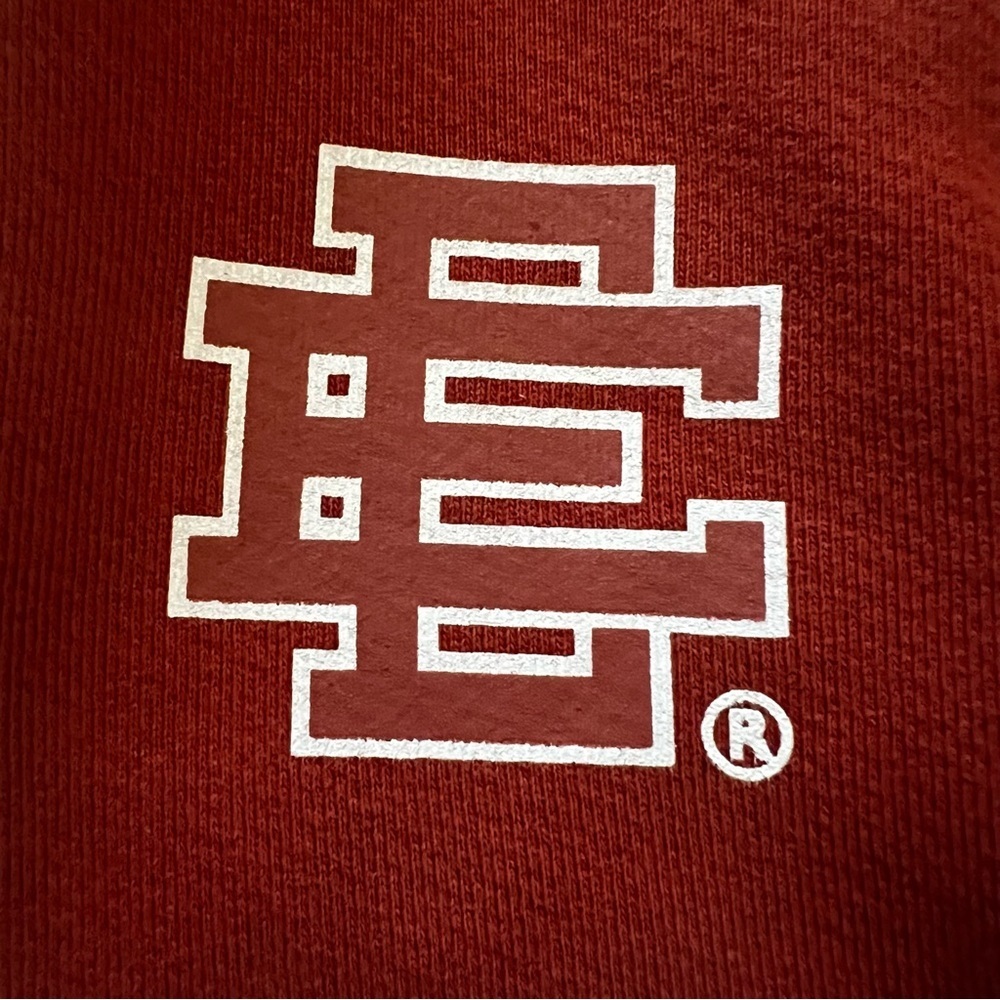 New Eric Emanuel EE Basic Hoodie Pullover Rust Or… - image 6